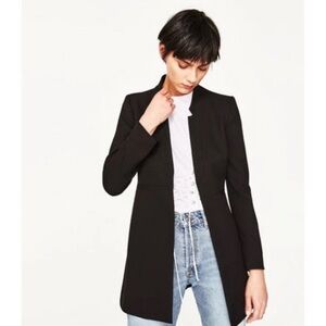 ZARA Black Tailored Blazer Jacket
